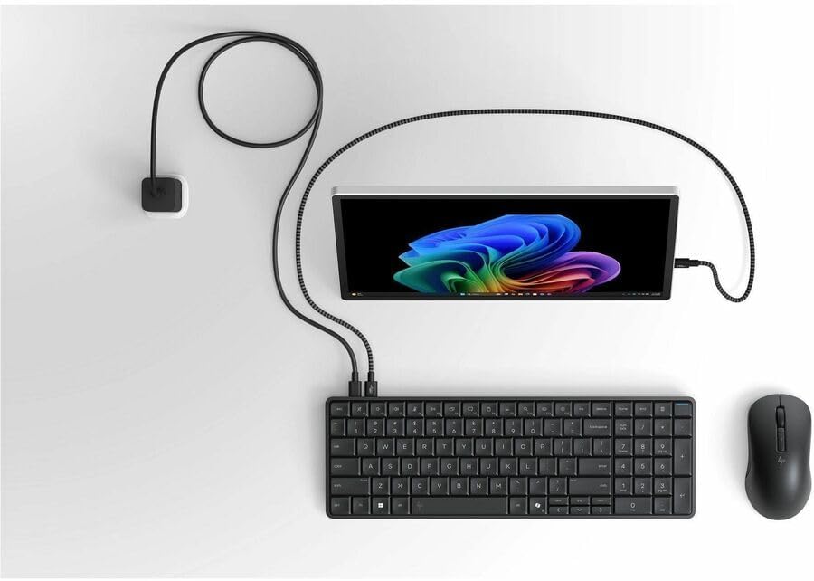 HP EliteBoard G1a internal view — keyboard PC with AMD Ryzen AI processor