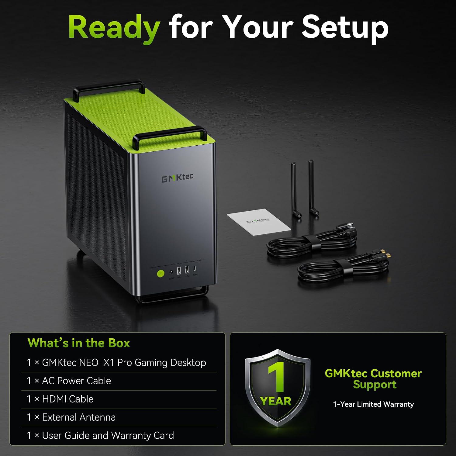 GMKtec NEO-X1 Pro box contents